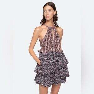NWT Sea New York Large Donna Tiered Dress